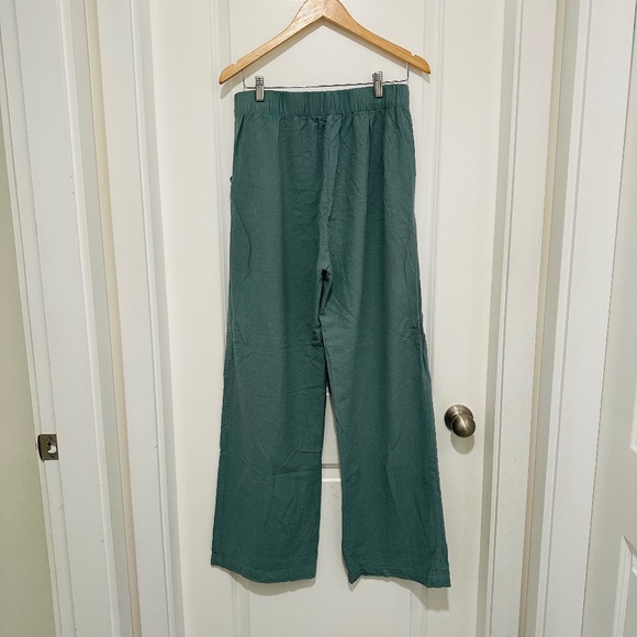Rhythm. | Cotton and Rayon High Waist Wide Leg Pull On Pants with Pockets - Picture 1 of 7